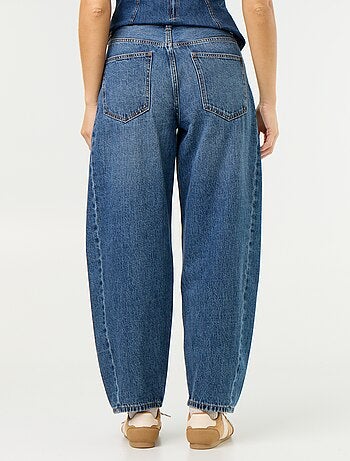 Jean large taille haute