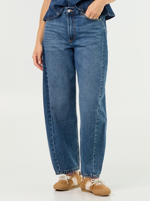 Jean large taille haute - Kiabi