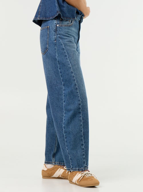 Jean large taille haute - Kiabi