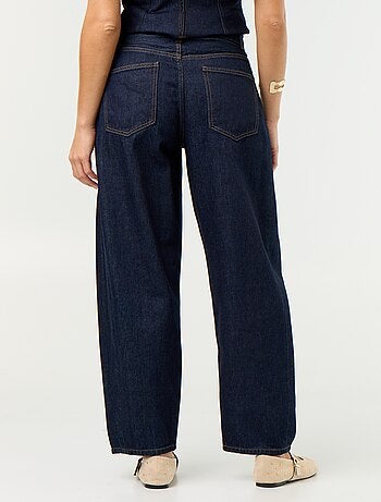 Jean large taille haute