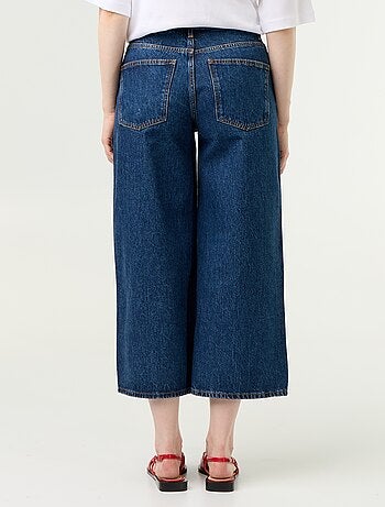 Jean large taille haute
