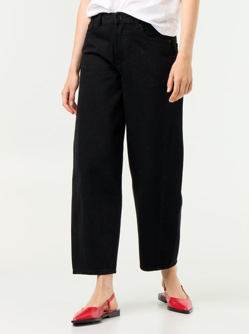 Jean large taille haute - Kiabi