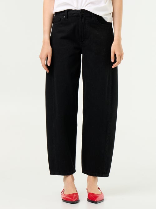 Jean large taille haute - Kiabi