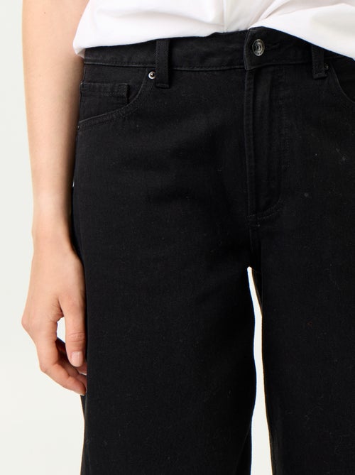 Jean large taille haute - Kiabi