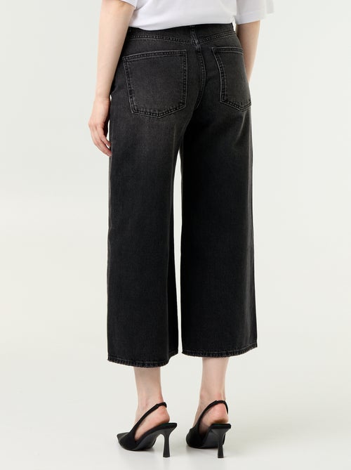 Jean large taille haute - Kiabi