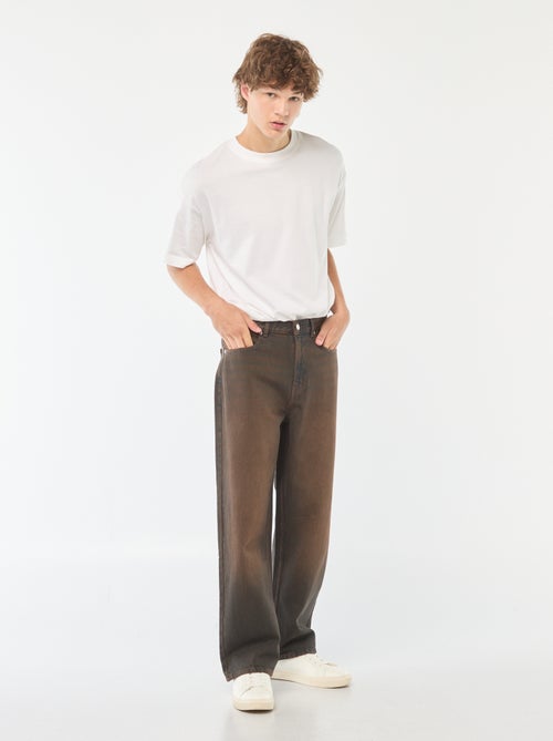 Jean large type baggy à 5 poches - Kiabi