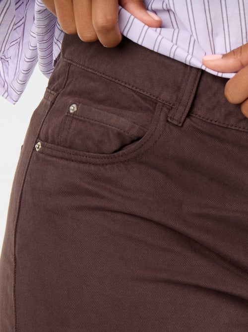 Jean large / wide leg à 5 poches - Kiabi