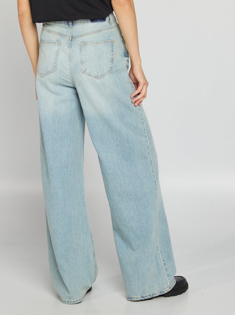 Jean large / wide leg Bleu - Kiabi