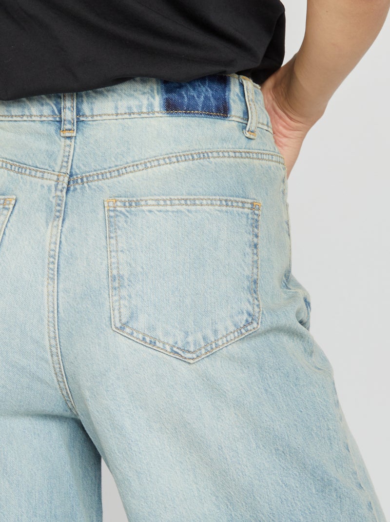 Jean large / wide leg Bleu - Kiabi