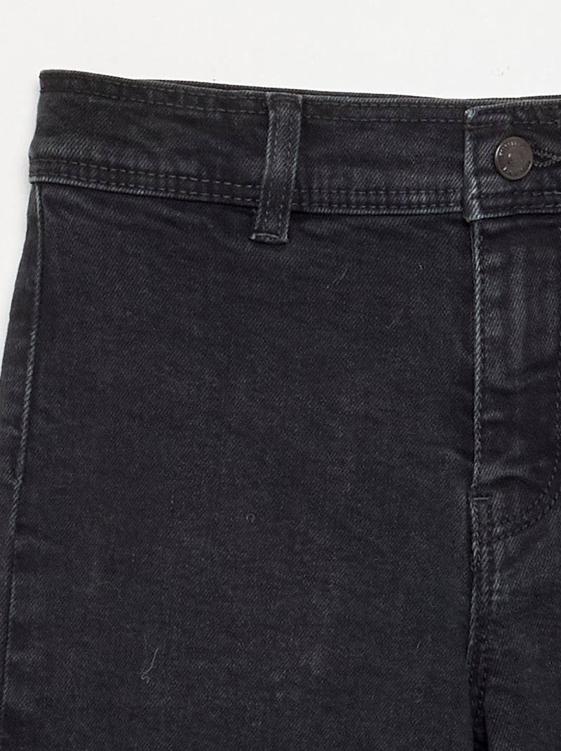 Jean large / wide-leg Noir - Kiabi