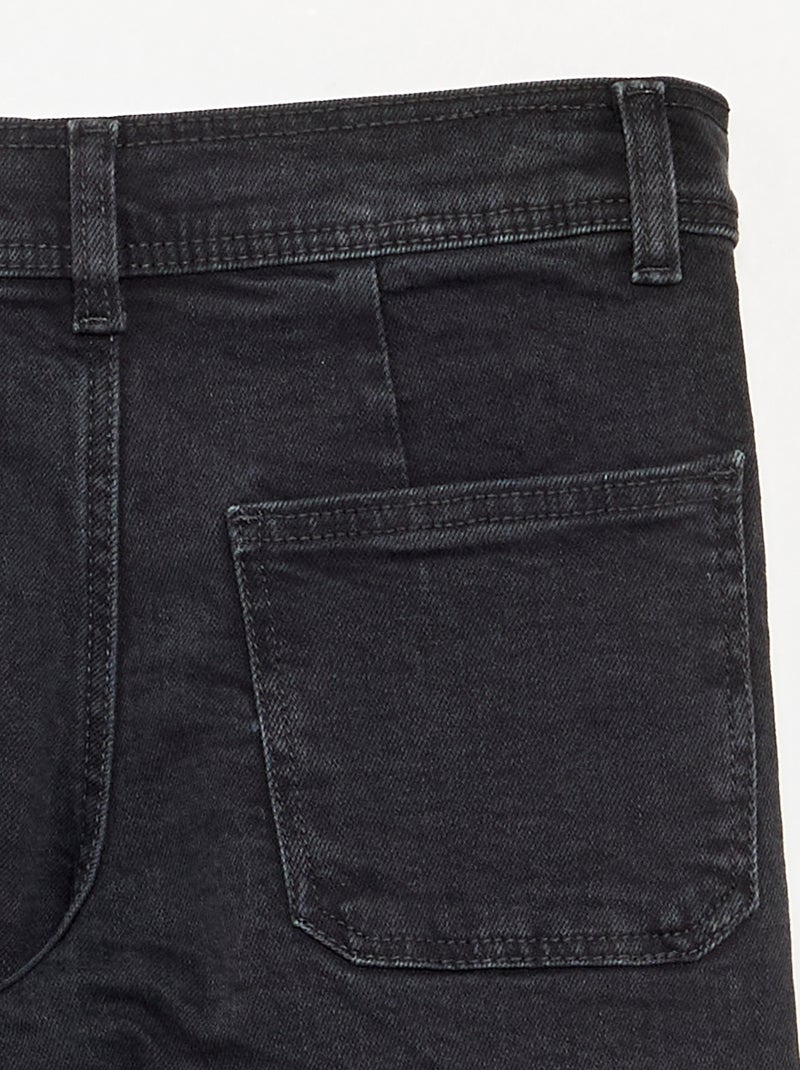 Jean large / wide-leg Noir - Kiabi