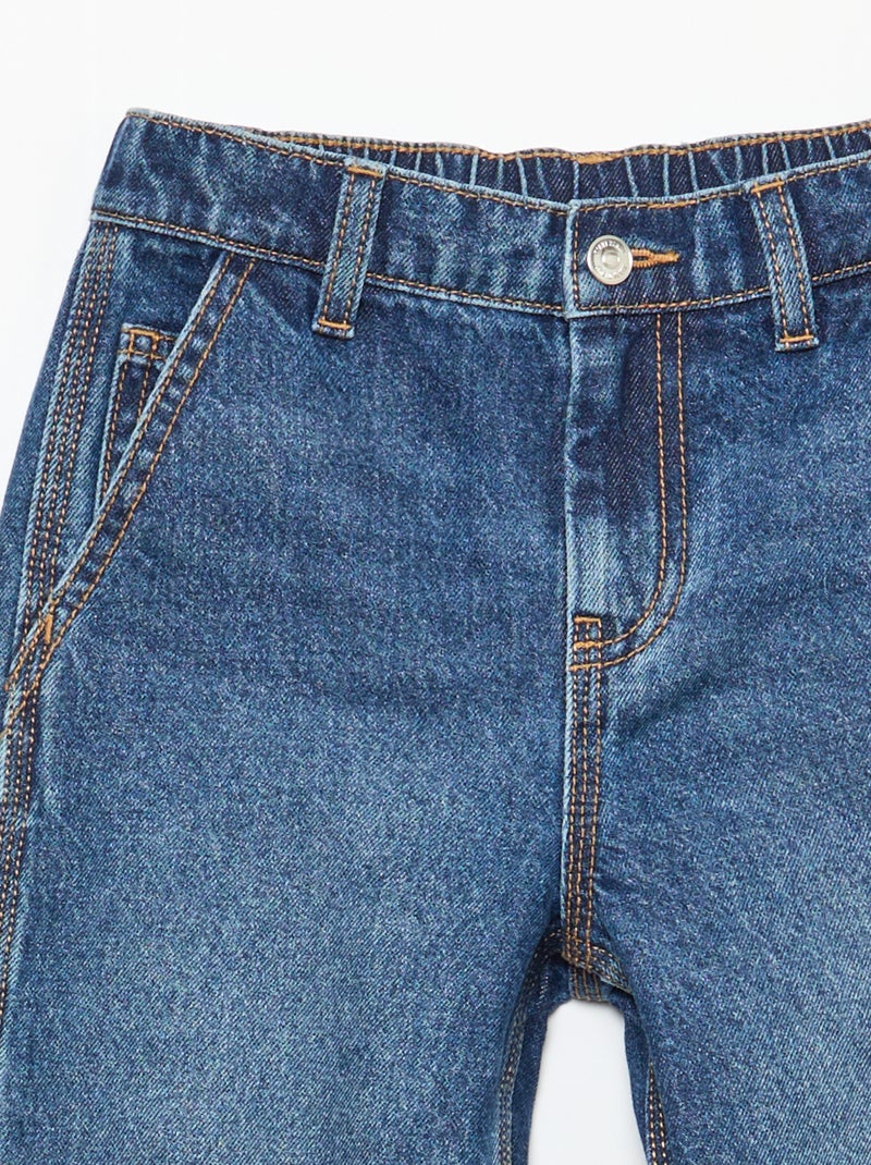 Jean loose à grandes poches Bleu - Kiabi