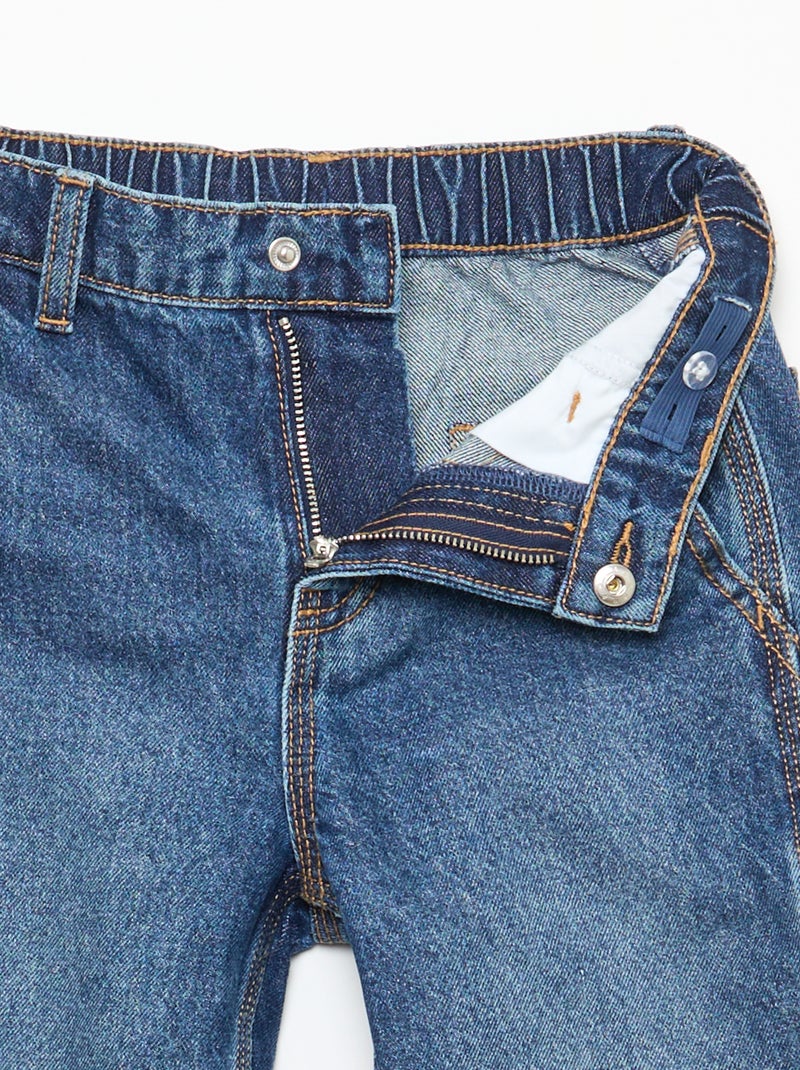 Jean loose à grandes poches Bleu - Kiabi