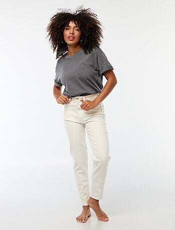 Jean mom 5 poches L34