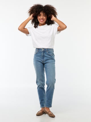 Jean mom 5 poches L34