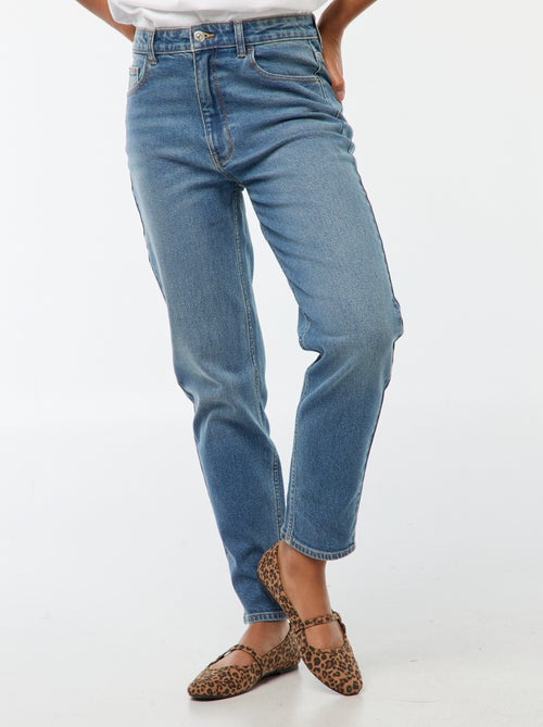Jean mom 5 poches L34 - Kiabi