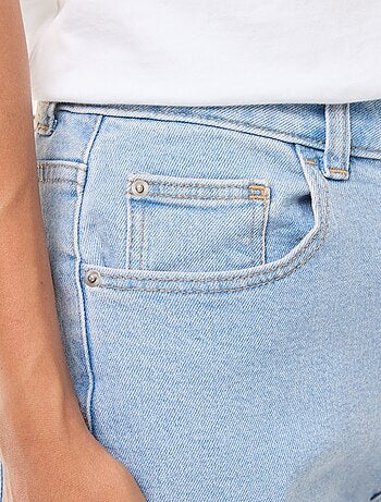 Jean mom 5 poches L34
