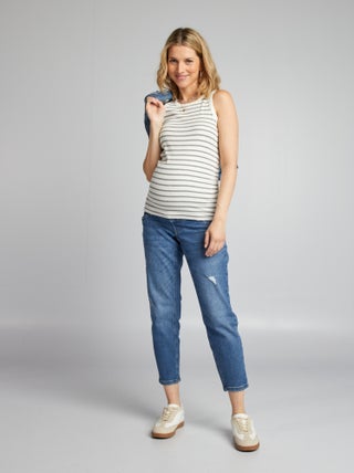 Jean mom de maternité avec bandeau - Only Maternity