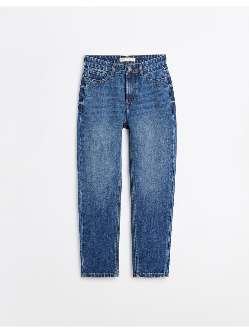 Jean mom fit, mo fashion Bleu - Kiabi