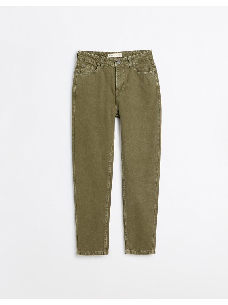 Jean mom fit, mo fashion Vert - Kiabi