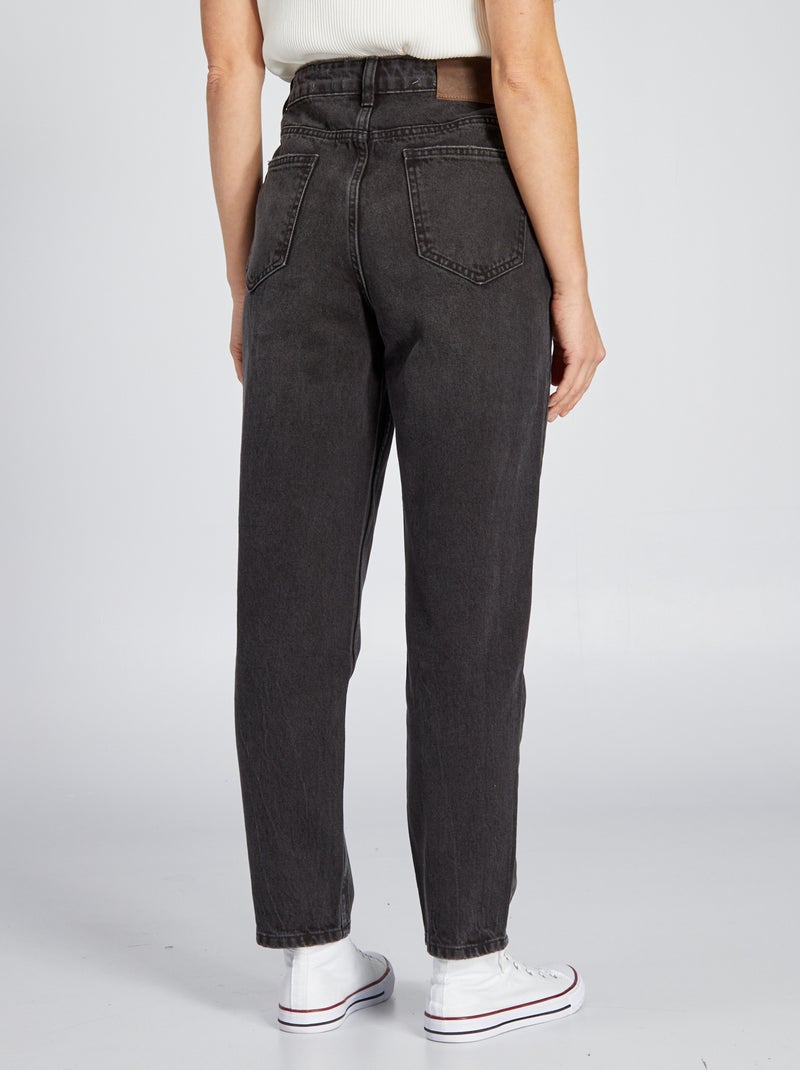 Jean mom 7/8 - Gris foncé