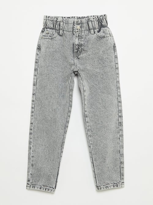 Jean mom paperbag - Kiabi Jean mom paperbag - Kiabi