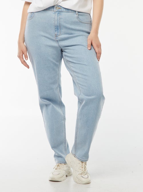 Jean mom taille haute  - L28 - Kiabi
