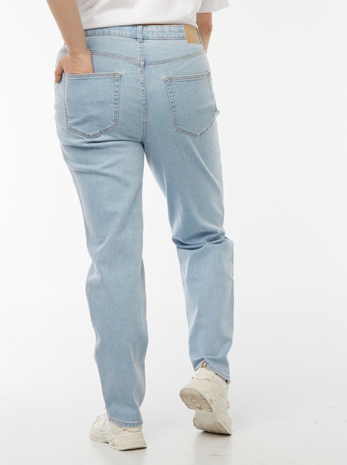 Jean mom taille haute  - L28 - Kiabi