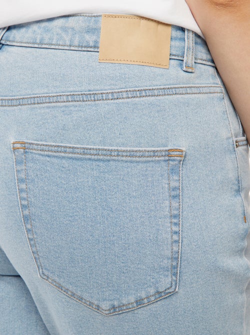 Jean mom taille haute  - L28 - Kiabi