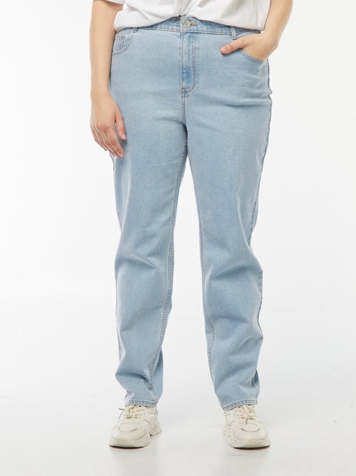 Jean mom taille haute - L34 - Kiabi