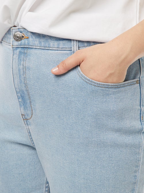 Jean mom taille haute - L34 - Kiabi