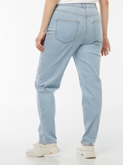 Jean mom taille haute 5 poches - L32 - Kiabi