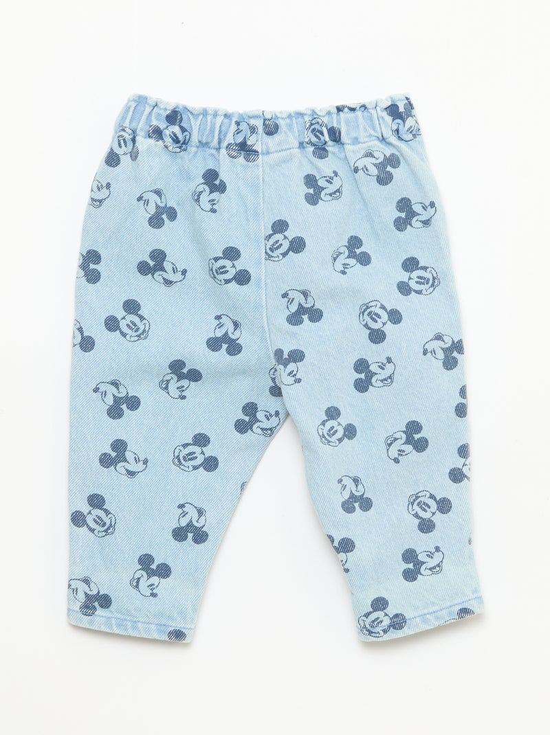 Jean paperbag 'Disney' Bleu - Kiabi