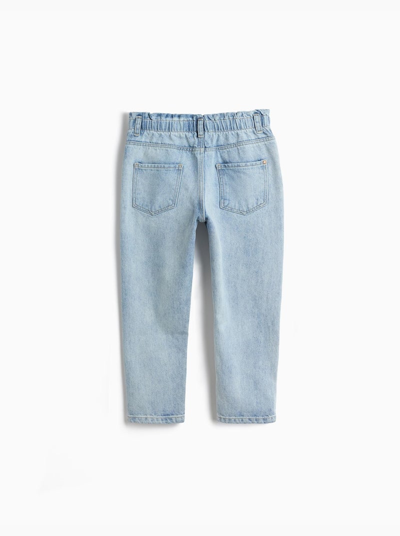 Jean paperbag, MO Fashion Bleu - Kiabi
