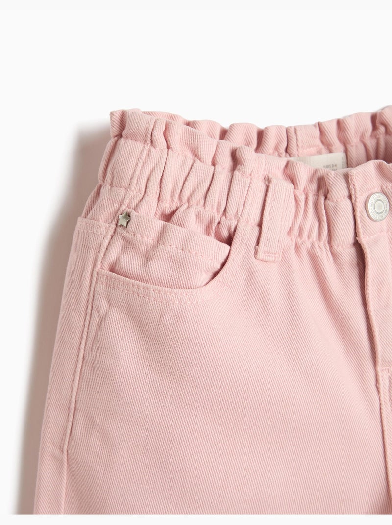 Jean paperbag, MO Fashion Rose - Kiabi