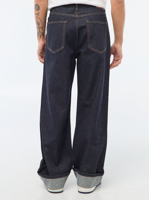 Jean regular base à revers - L32 - Kiabi