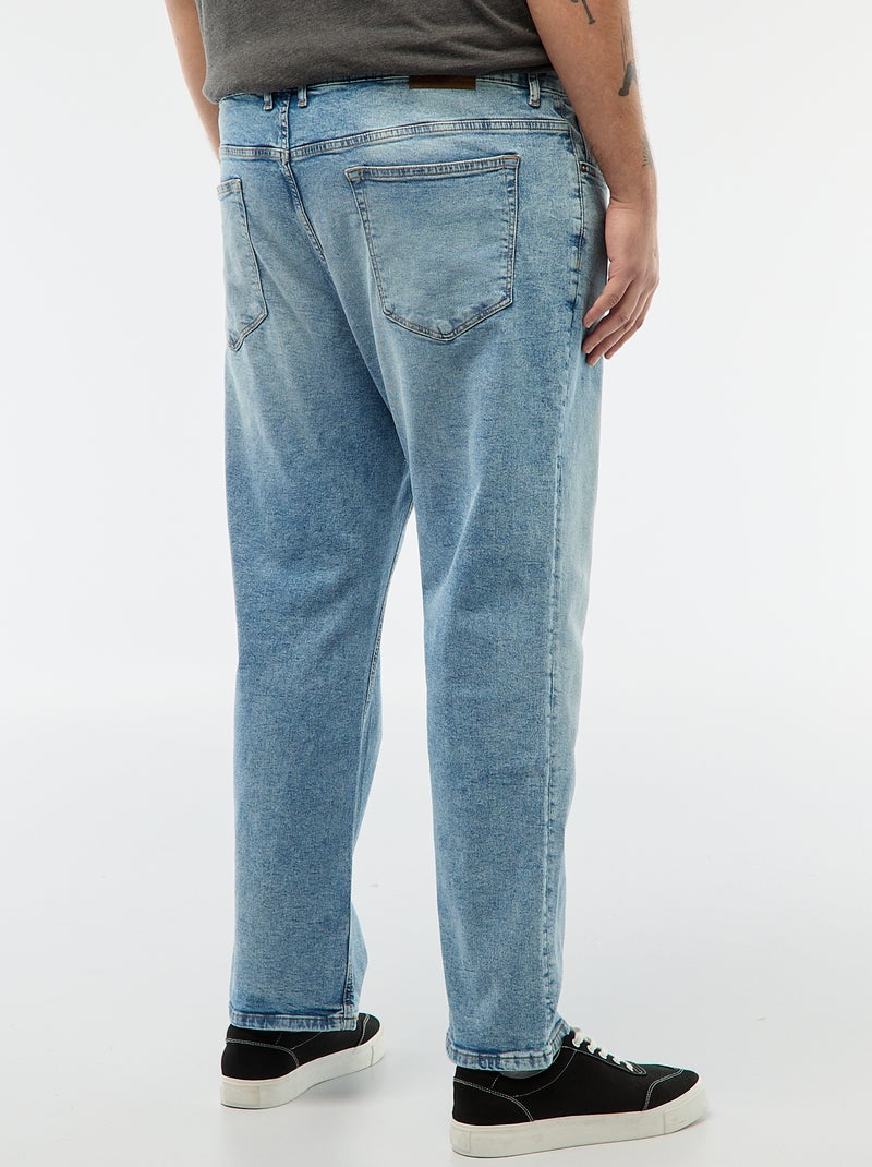 Jean regular / coupe droite à 5 poches Bleu - Kiabi