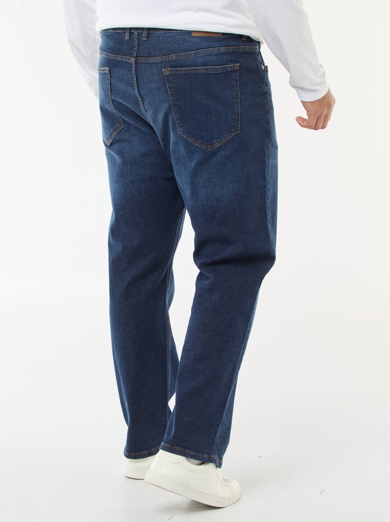 Jean regular / coupe droite à 5 poches Bleu - Kiabi
