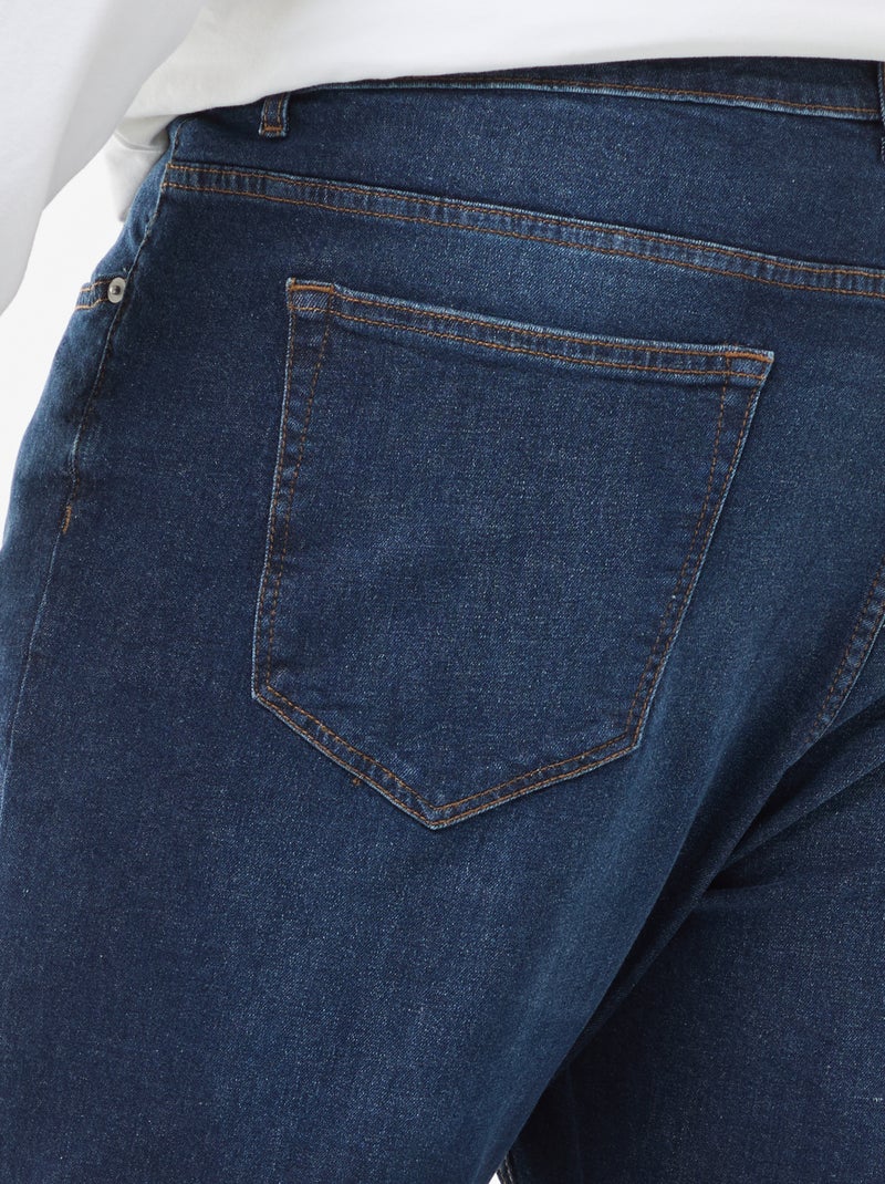 Jean regular / coupe droite à 5 poches Bleu - Kiabi