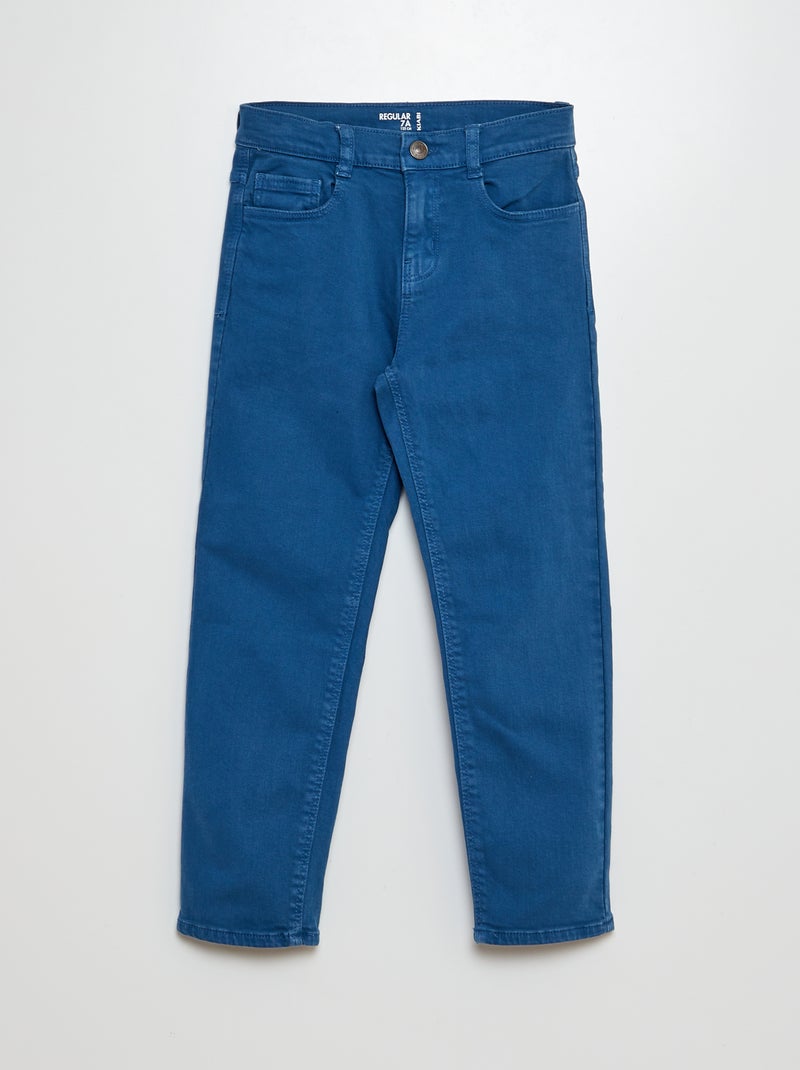 Jean regular coupe droite bleu foncé - Kiabi