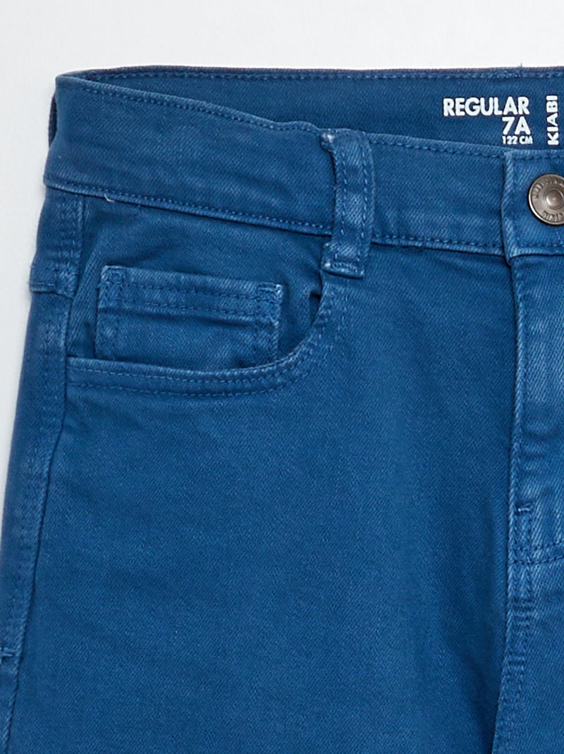 Jean regular coupe droite bleu foncé - Kiabi