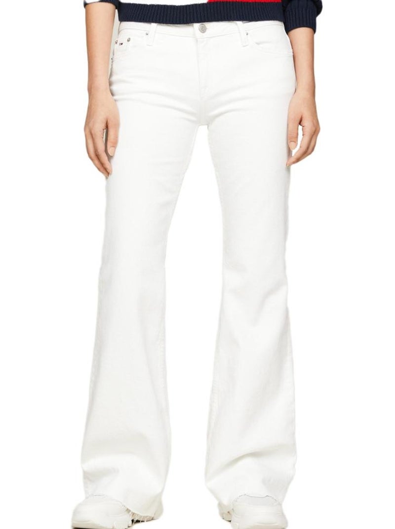 Jean Regular Femme Tommy Hilfiger Blanc - Kiabi