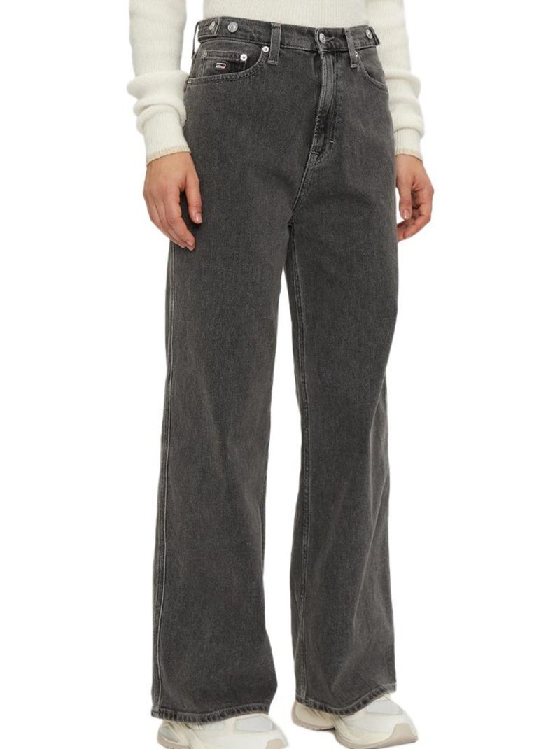 Jean Regular Femme Tommy Hilfiger Gris Argenté - Kiabi