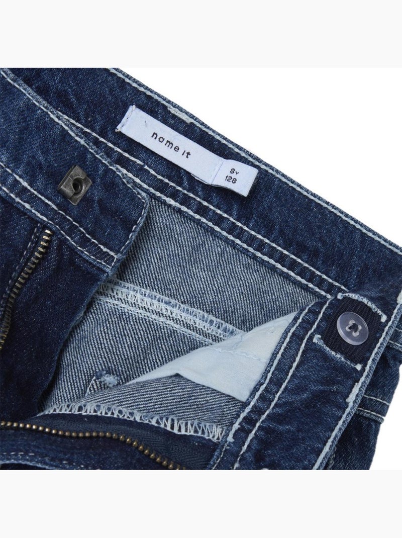 Jean regular fille name it Bleu - Kiabi