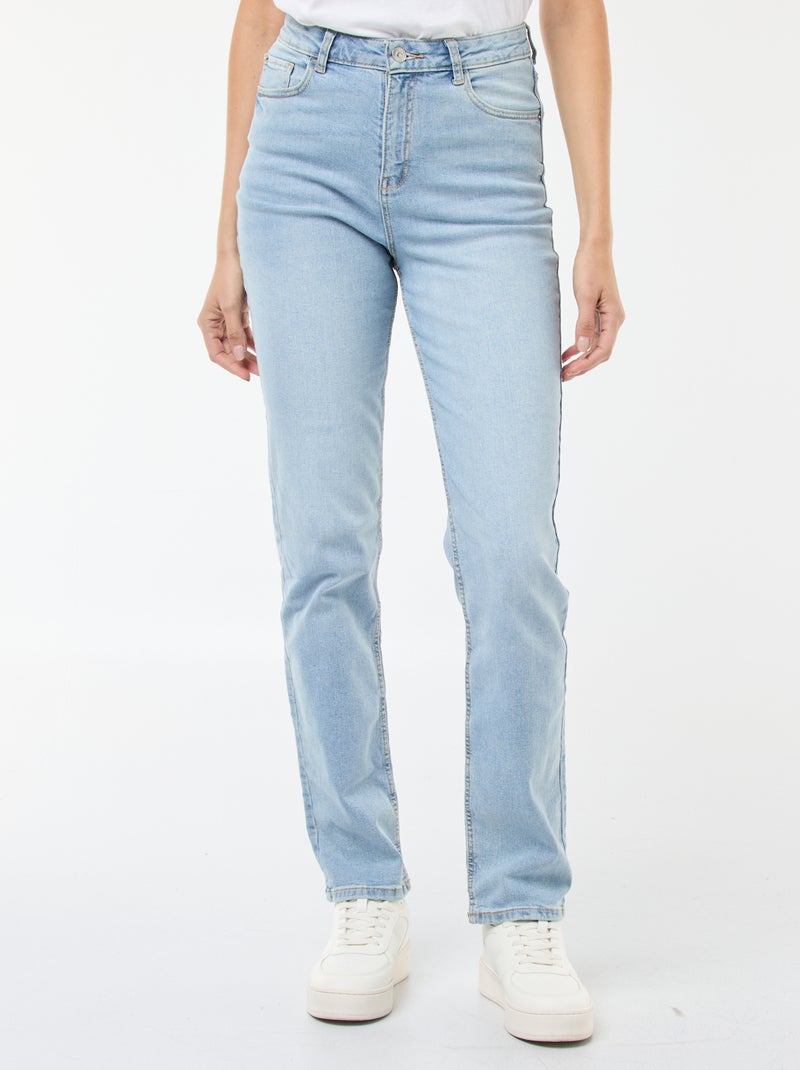 Jean regular taille haute - L28 Triple stone - Kiabi