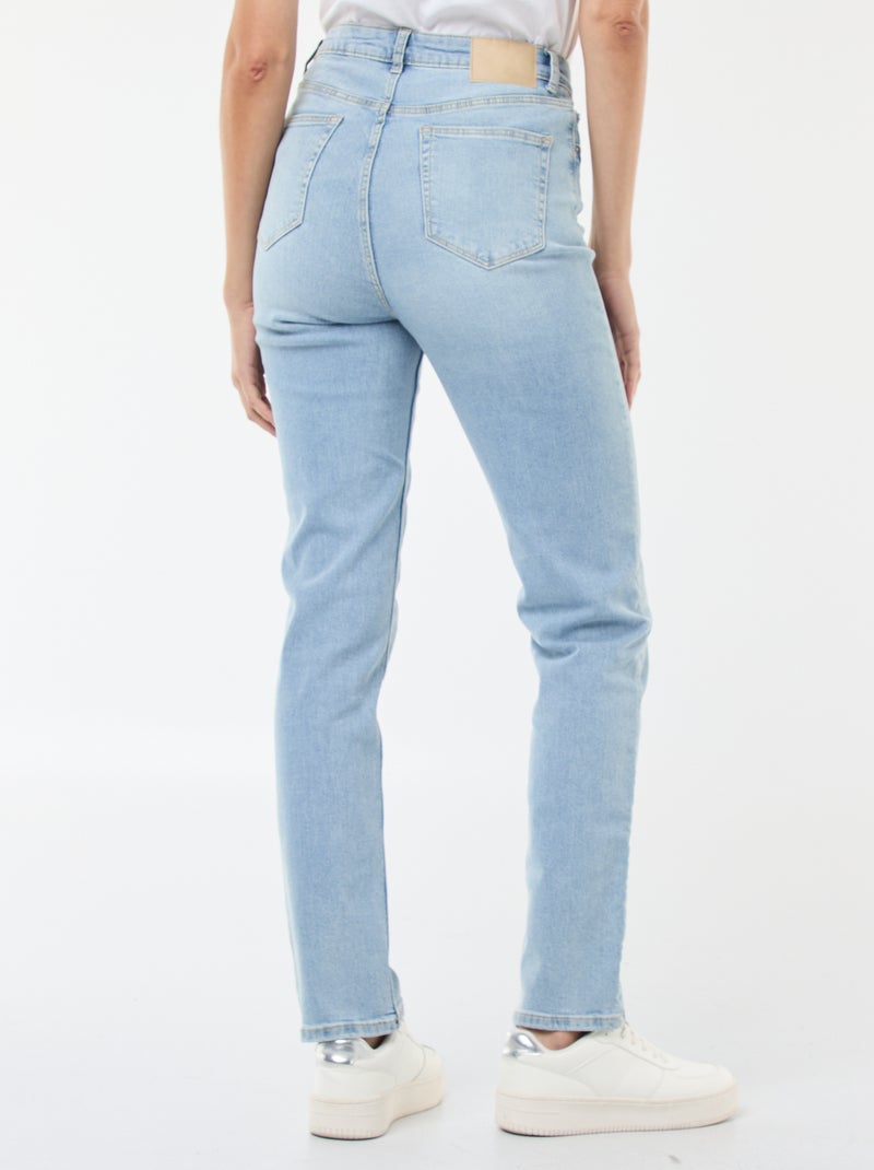 Jean regular taille haute - L28 Triple stone - Kiabi