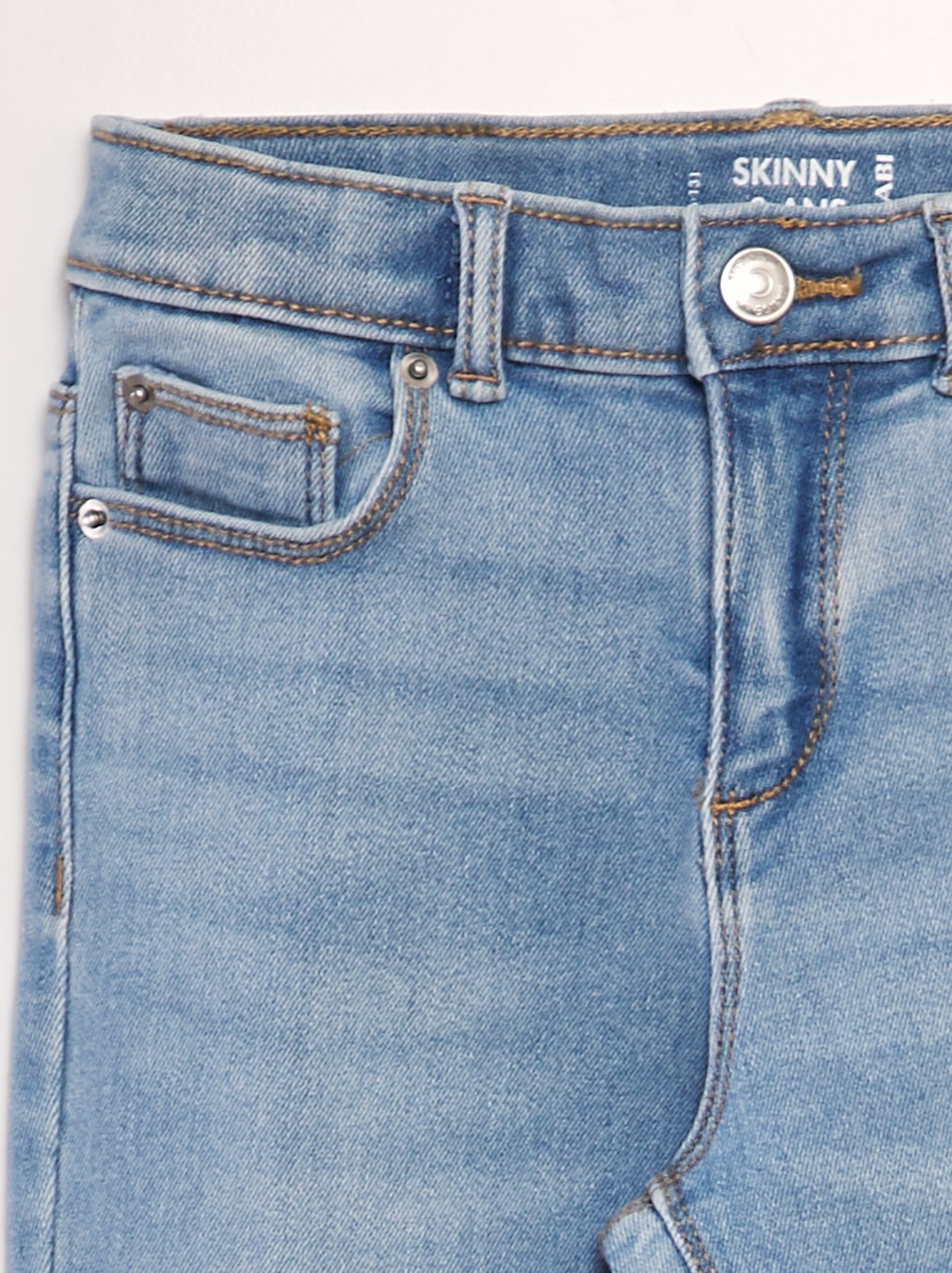 Jean Kiton 5 Poches - Taille 33 - Coton Uni Bleu Foncé - Neuf Avec étiquettes