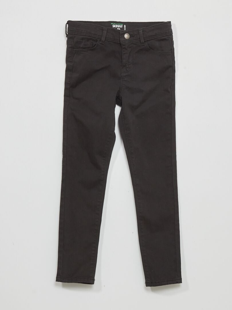 Jean skinny 5 poches noir - Kiabi