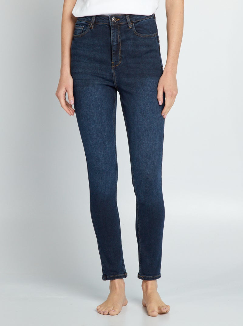 Jean skinny à taille haute - L28 Brut - Kiabi