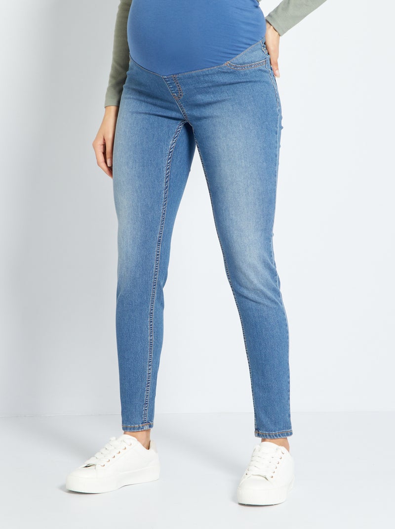 Jean skinny de maternité Bleu - Kiabi
